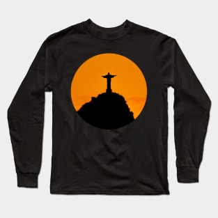 Corvocado Christ the Redeemer Long Sleeve T-Shirt